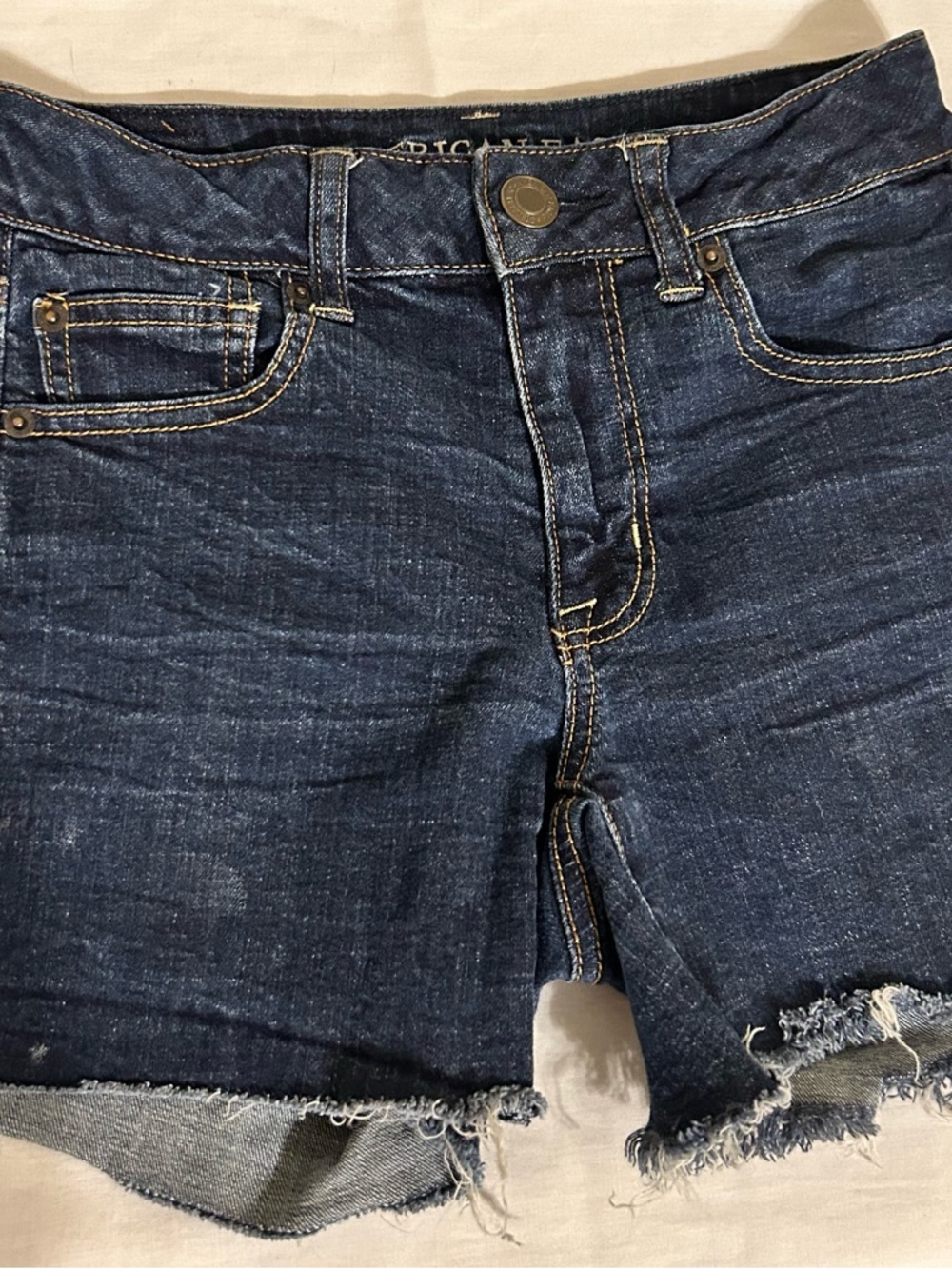 American Eagle Outfitters High Waist Super Stretch Cutoffs /Size 0/Like New